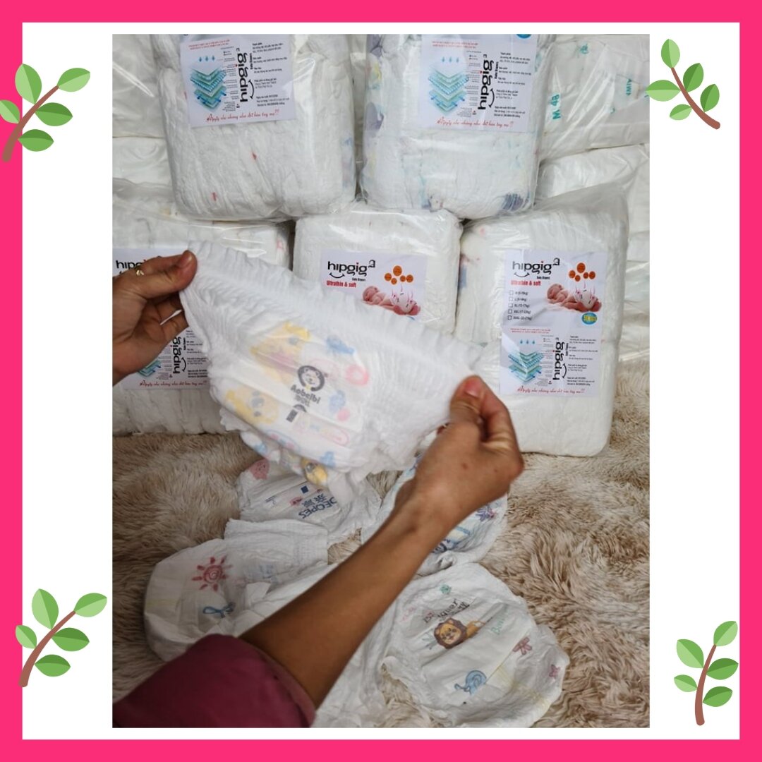 50m bỉm quần/ tã quần hipgig loại 1 thấm hút tốt không lỗi
