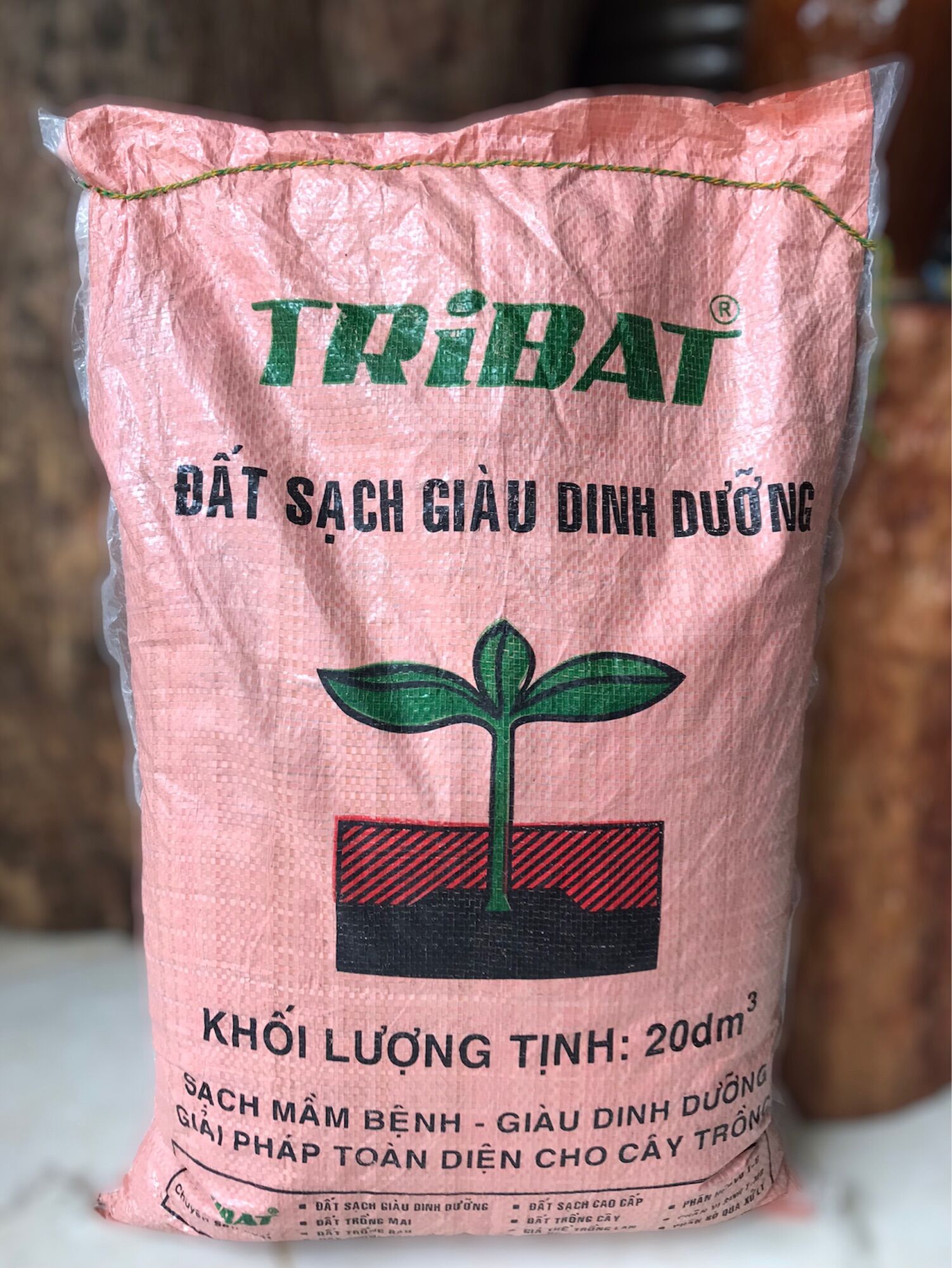 Đất sạch trồng cây Tribat