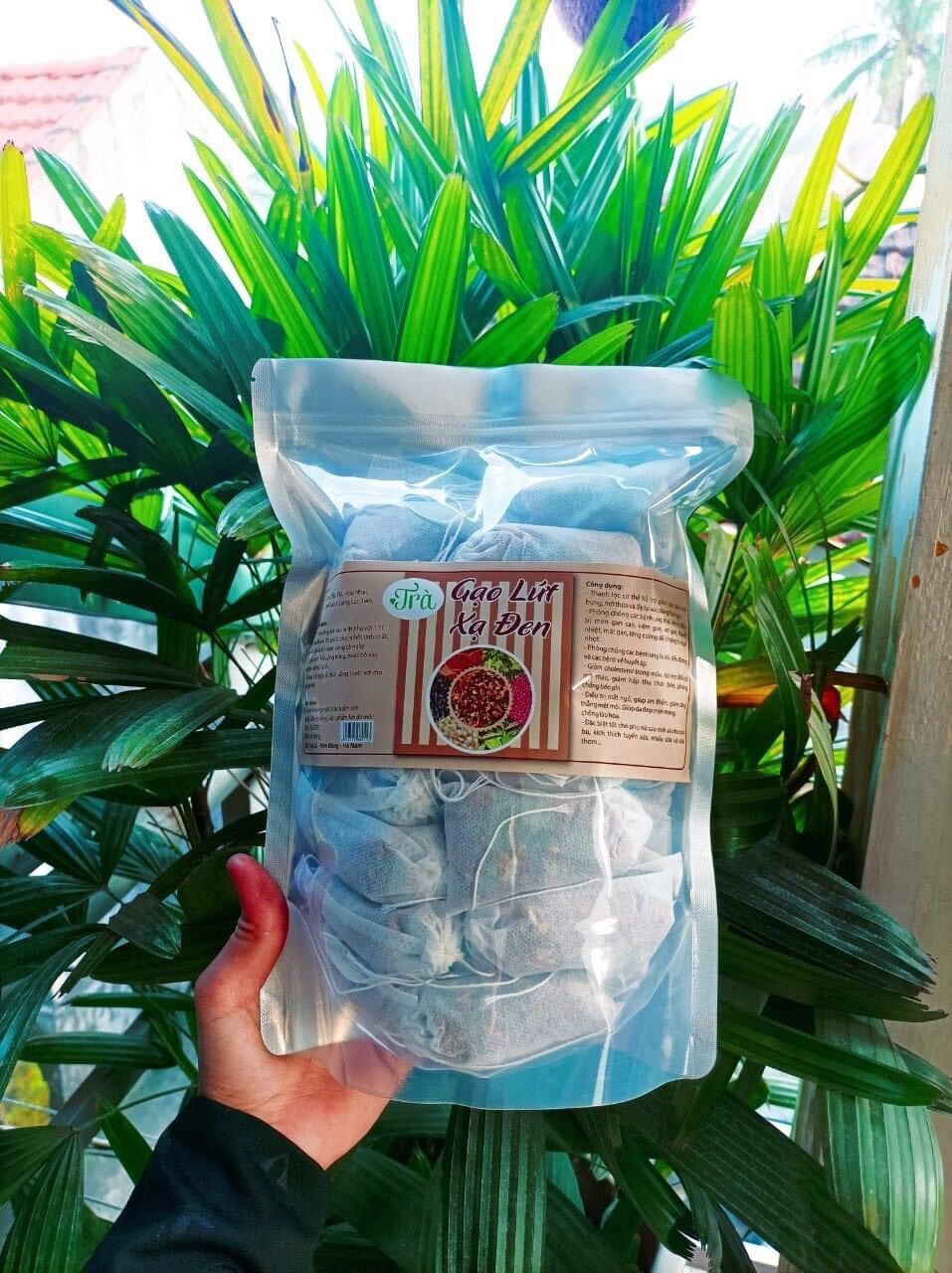 Trà gạo lứt xạ đen túi lọc 1kg / Trà gạo lứt cần tây túi lọc