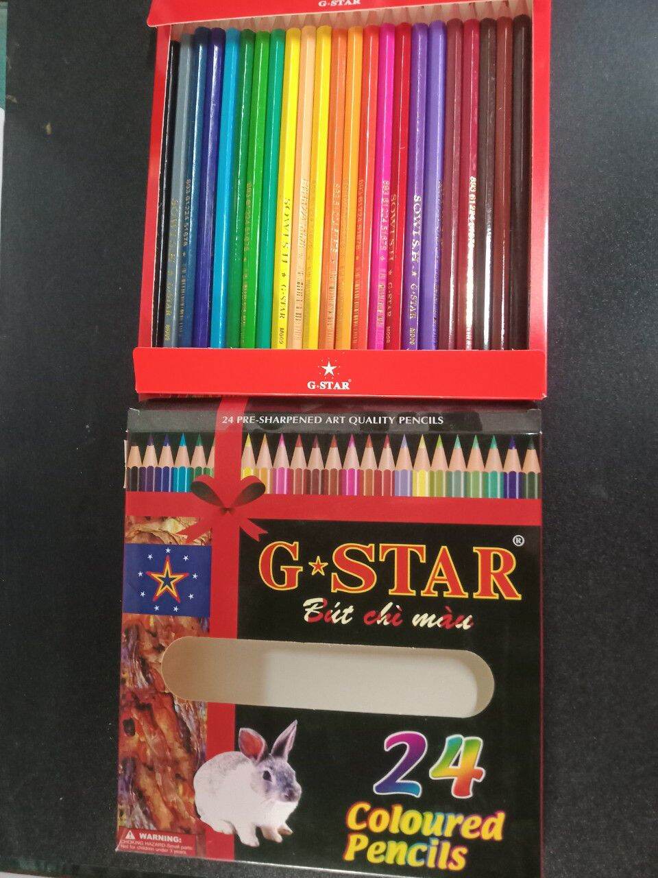 [HCM]HỘP BÚT CHÌ 24  MÀU GSTAR