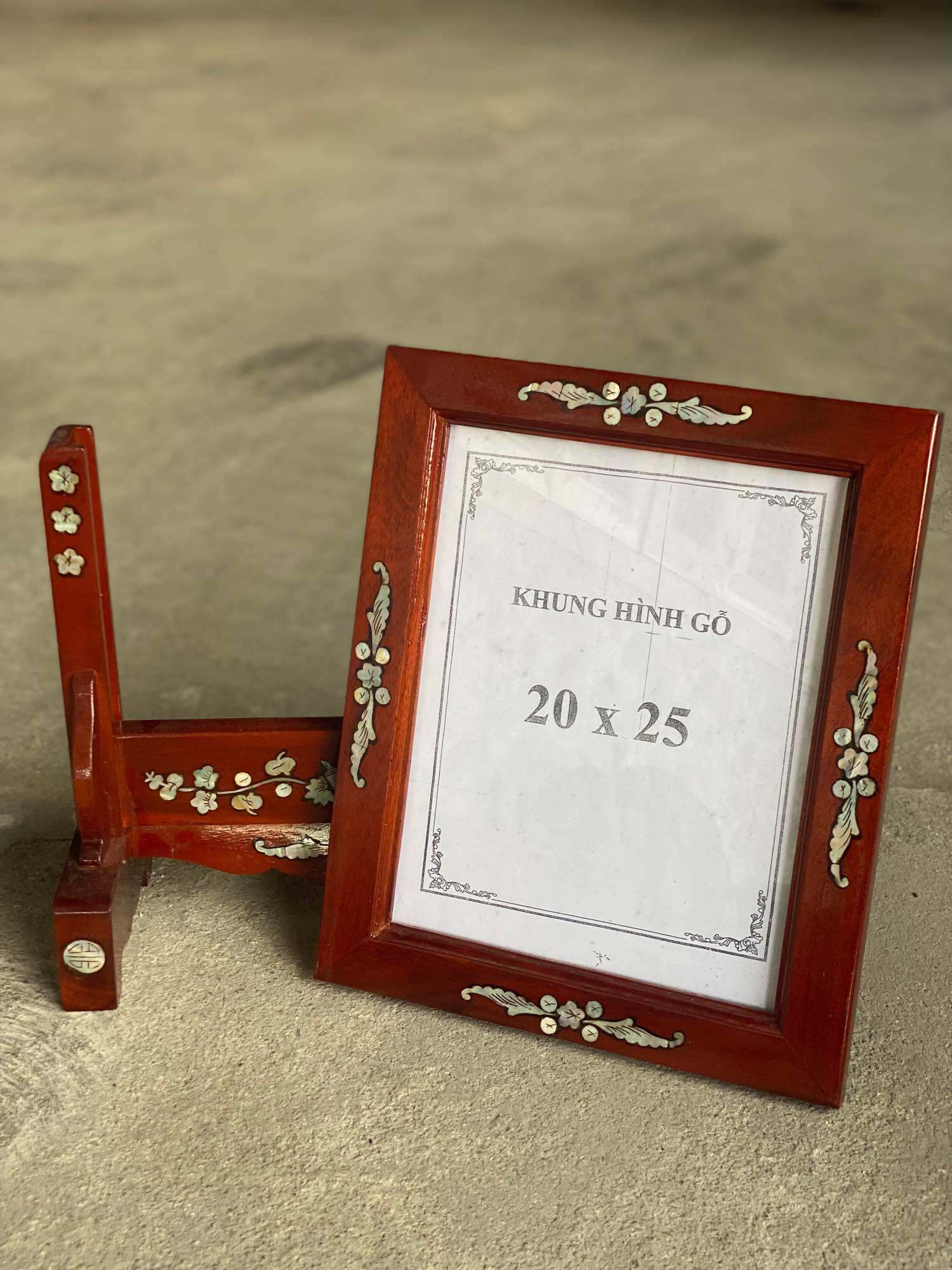 Khung Hình Cẩn Xà Cừ gỗ Tràm 2 kích thước