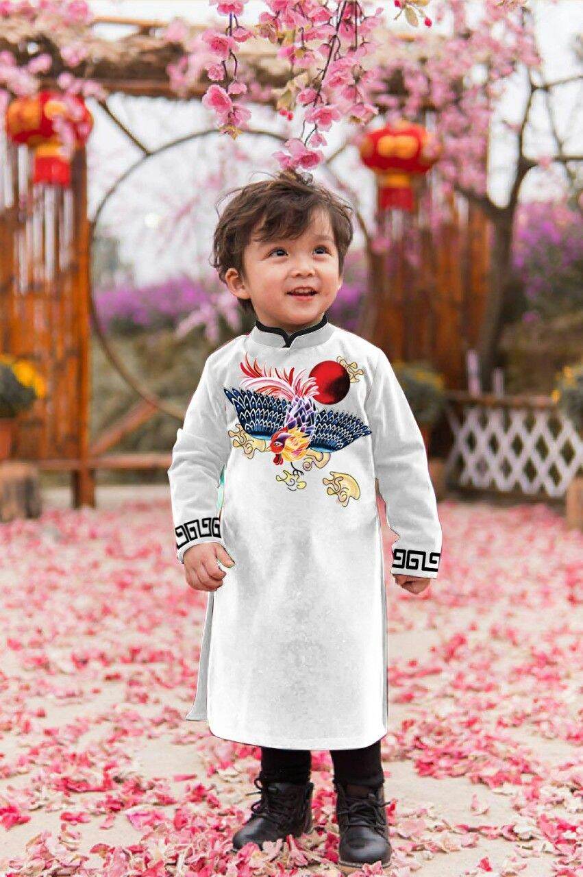 Áo dài bé trai