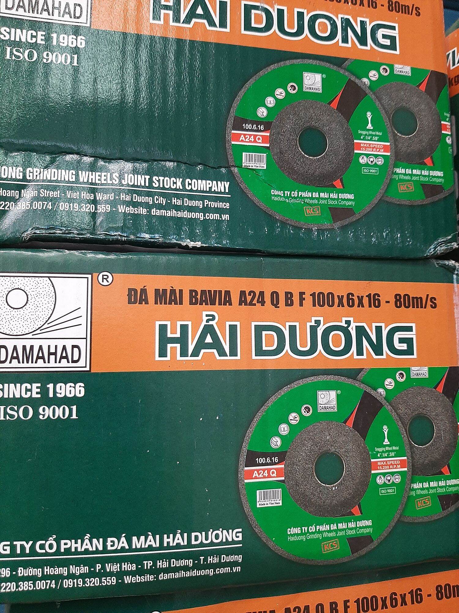 Đá mài hải dương 100x6x16_ hộp 25 viên