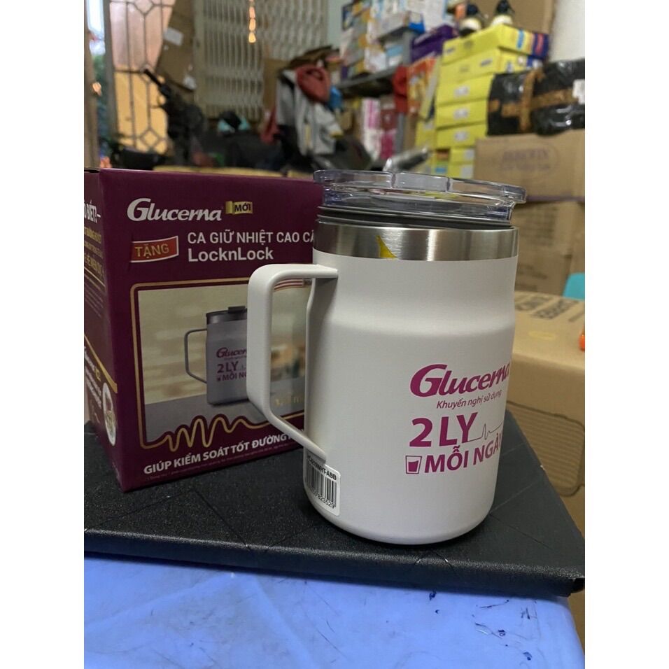Ca nước giữ nhiệt lock&lock 475ml quà tặng sữa glucerna