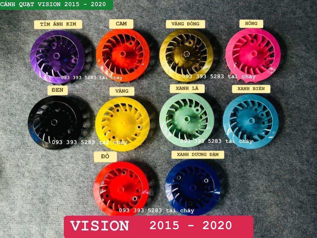 Cánh quạt màu vision 2015 - 2020