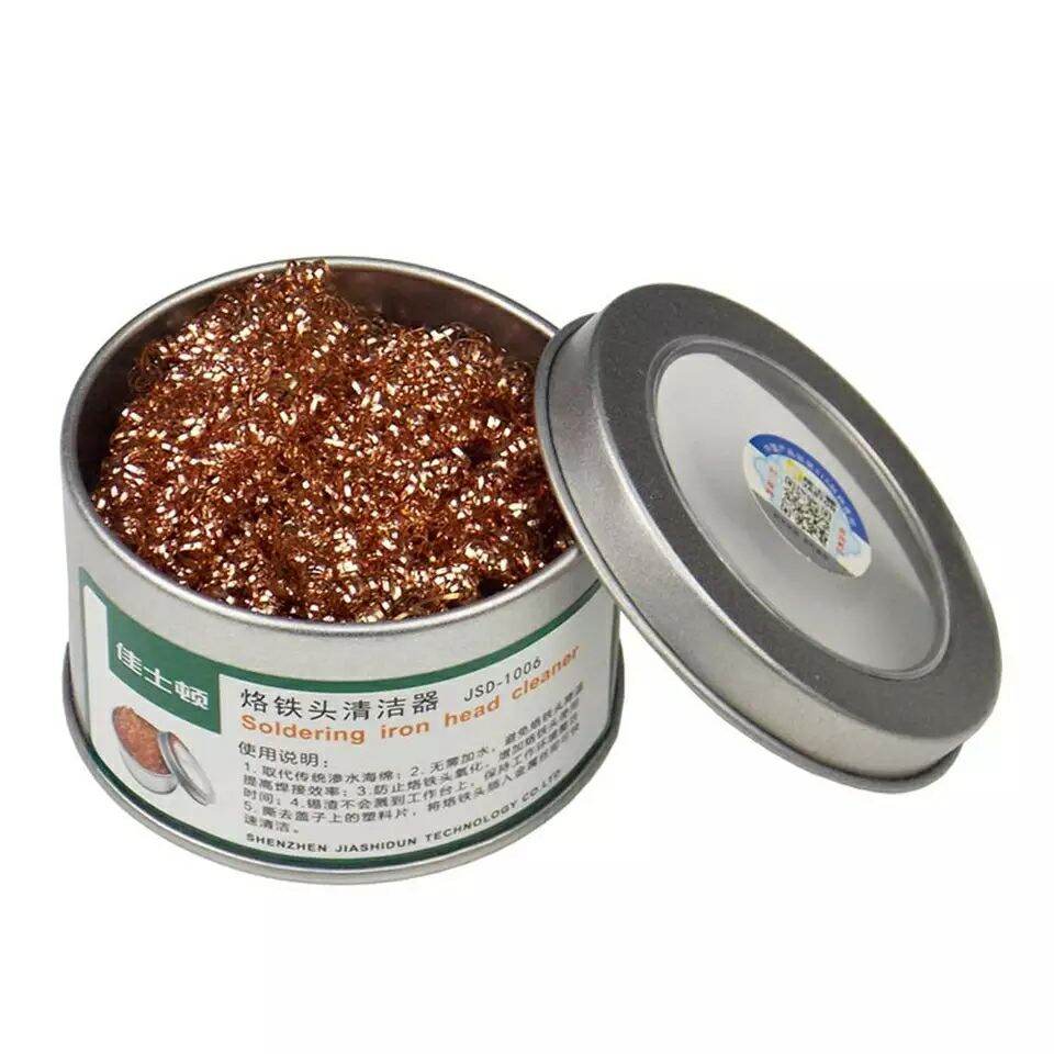 Bùi nhùi làm sạch đầu mũi hàn kèm chân đế