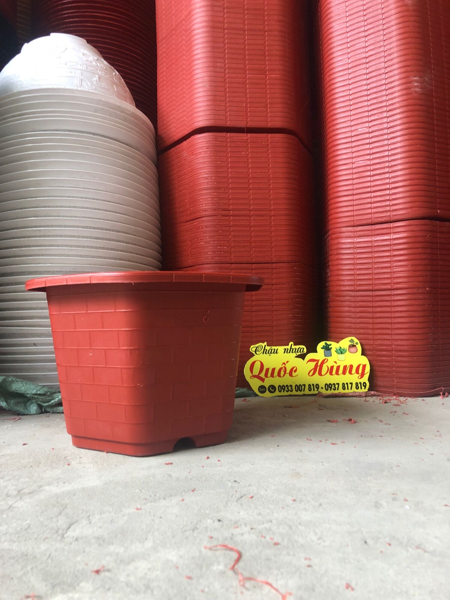 combo 3 chậu nhựa trồng cây FA520