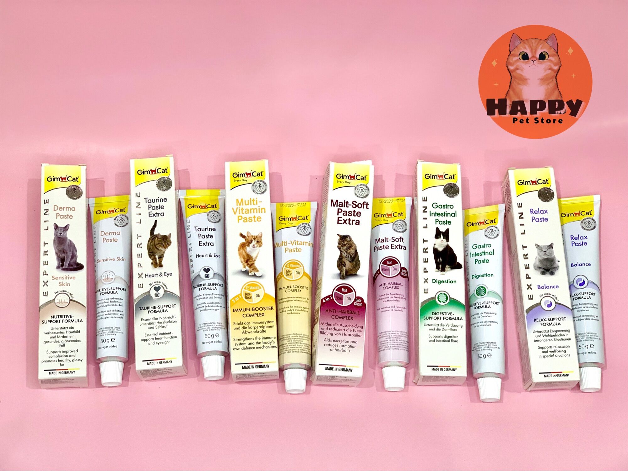Gel gimcat cho mèo multi vitamin nhập Đức
