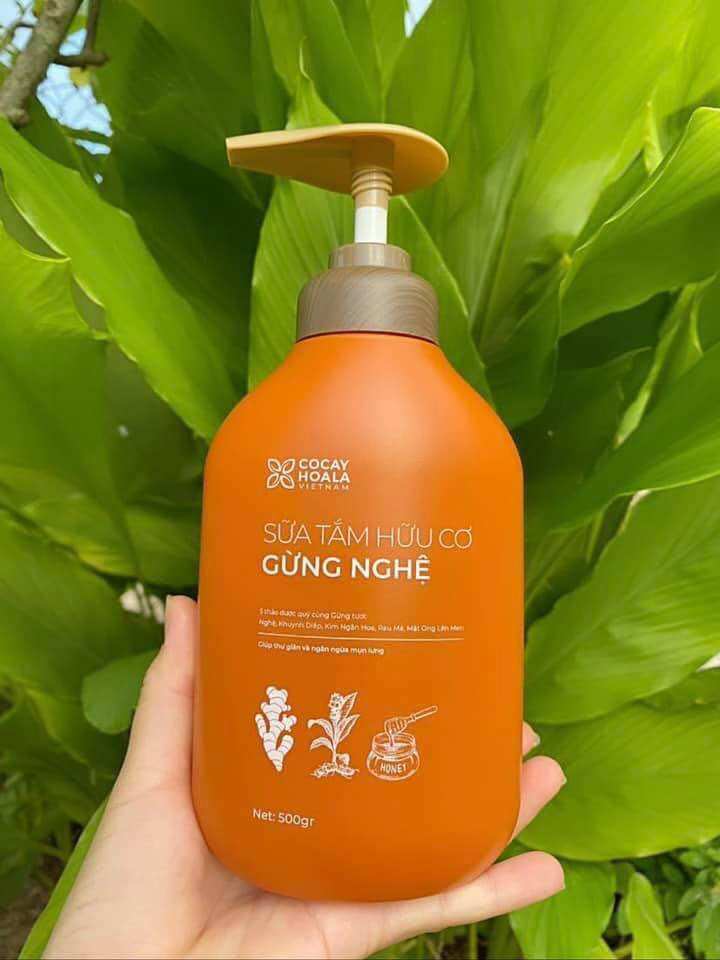 Sữa Tắm Gừng Nghệ.