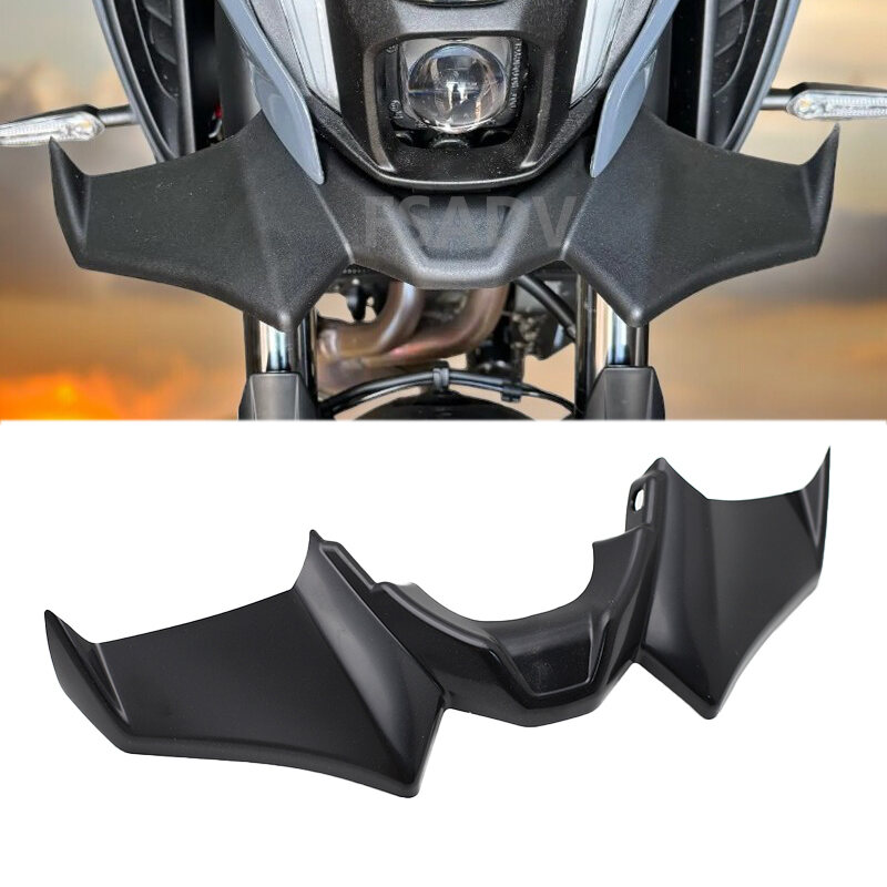 Yamaha Mt-07 Sp Xe Máy Thể Thao Downforce Trần Cánh Gió Phía Trước Carbon Đen Nhìn Khí Động Học Cánh Làm Lệch Hướng Cho 2021-2023 Mẫu