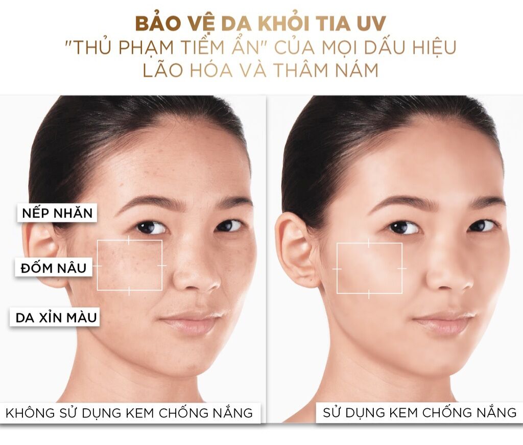 Kem chống nắng kiềm dầu Loreal UV Perfect Matte & Fresh