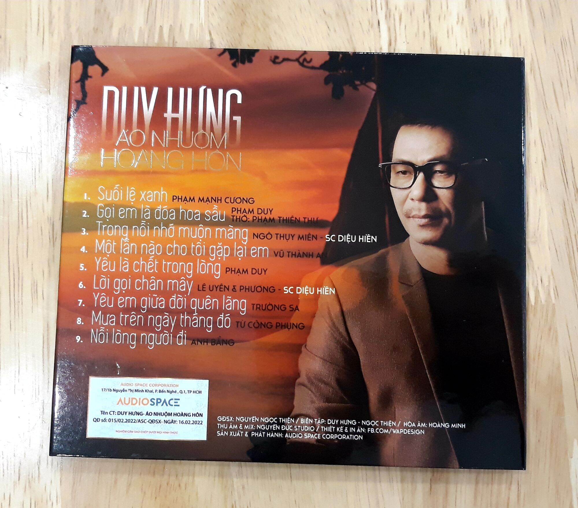 cd nhạc Duy Hưng.  Hàng chính hãng