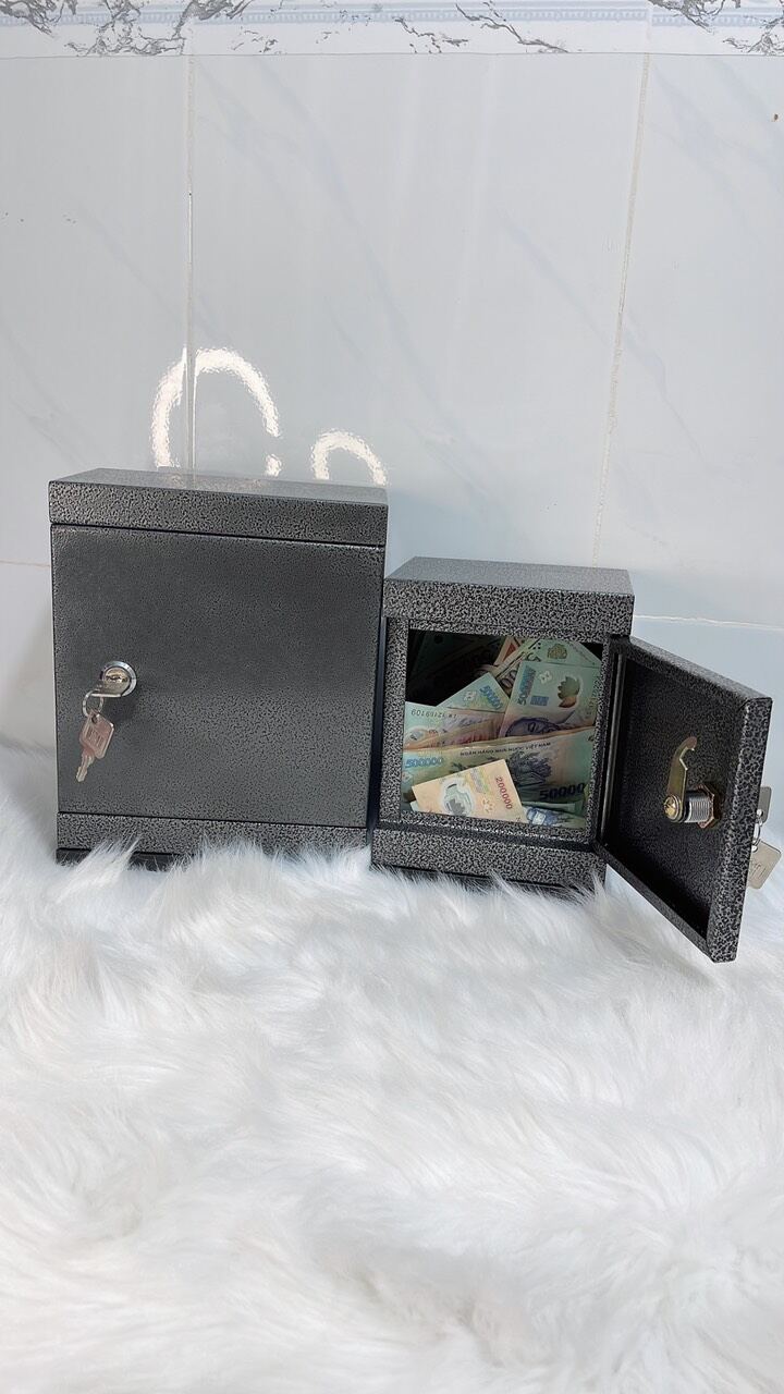 két sắt mini tiết kiệm tiền 15*20