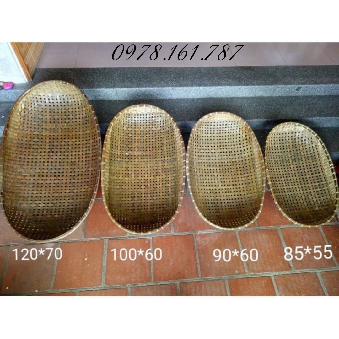Nôi Tre Đặt Võng KT 65x1m cho tre từ 0-24 tháng (Tặng Vòng Dâu Tằm)