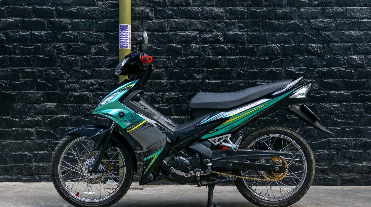 Tem rời exciter 2010 xanh đen