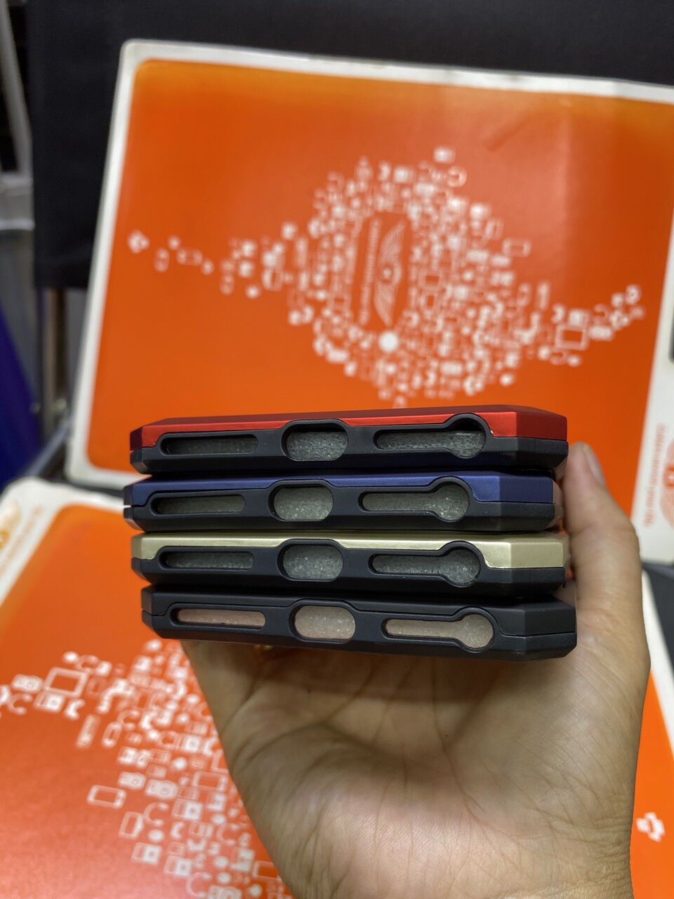 Ốp lưng IPhone 7plus/8plus  màu chống sốc có iring