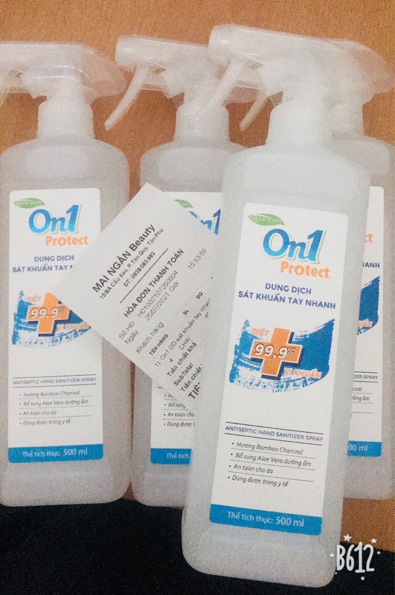 Dung dịch rửa tay khô On1 500ml