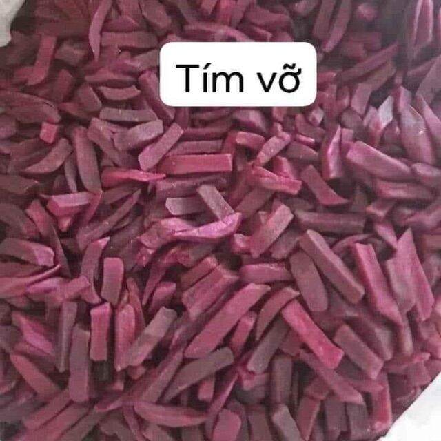 1kg Khoai lang tím sấy vụn