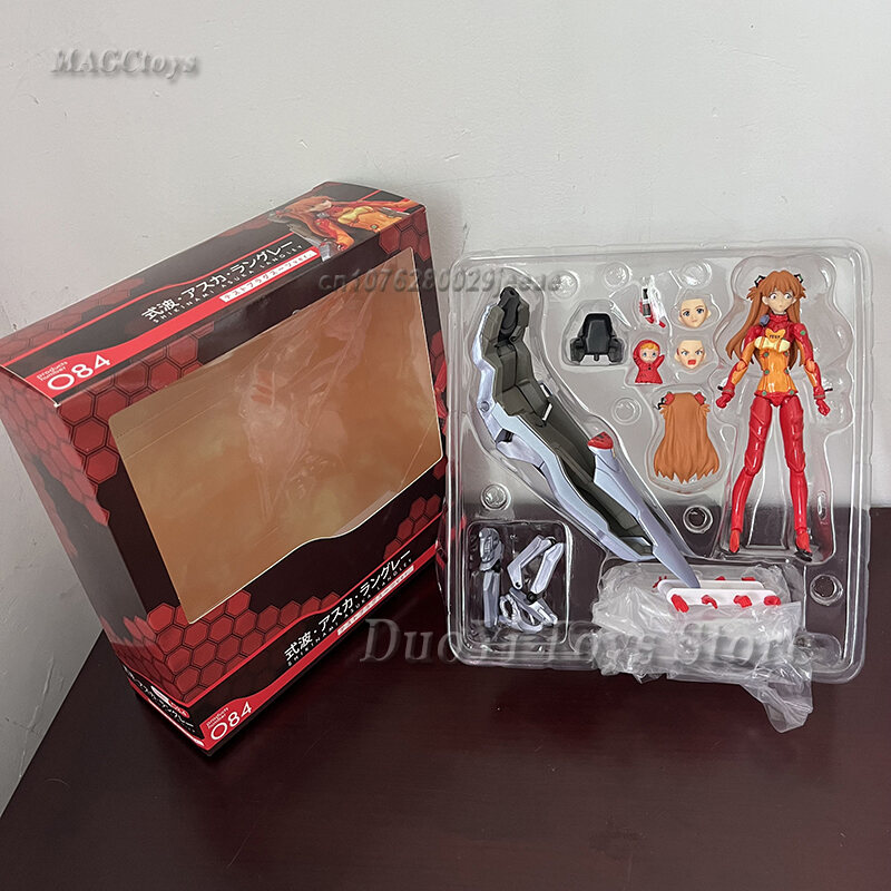 14CM Figma 084 Asuka Langley Shikinami Test Plugsuit Ver. Evangelion 2.0 Mới Phiên Bản Sân Khấu Nhân Vật Hành Động Đồ Chơi Mô Hình Dành Cho Người Thu Thập