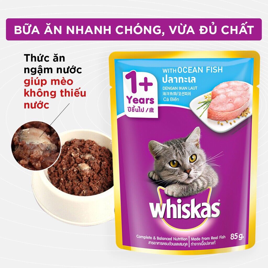 ba tê thức ăn mèo 80g whiskas (thái lan)