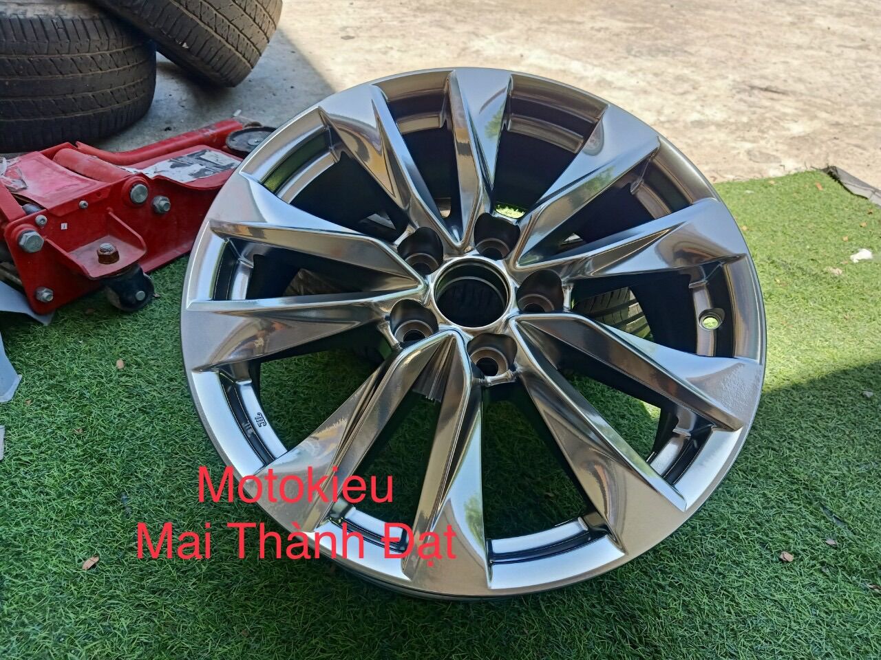 Màu sơn chrome mạ crom ( Sơn oto xe máy ) . Có Video Hướng Dẫn Sơn