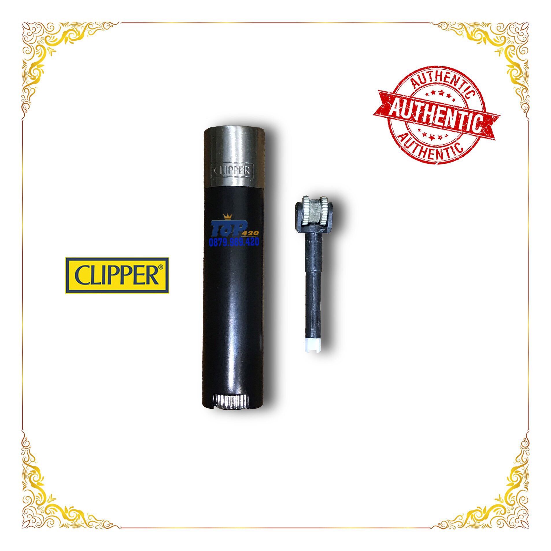 Bật lửa Clipper chuẩn EU Matal Clipper Fullbox , Quẹt Clipper chuẩn Authentic xịn .