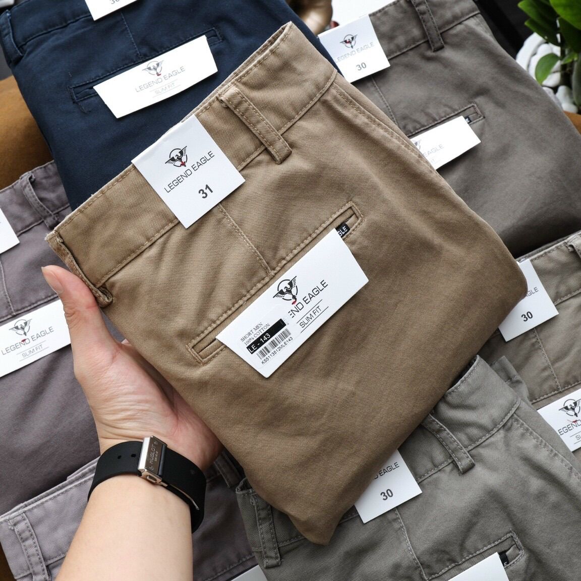 [VNXK] QUẦN SHORT KAKI XUẤT DƯ LEGAND
