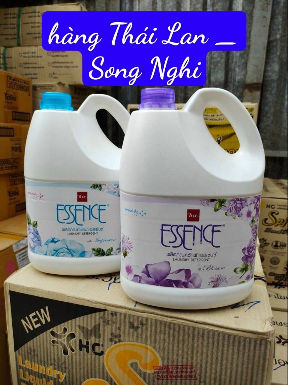 Nước giặt đậm essence 3500 ml thái lan.