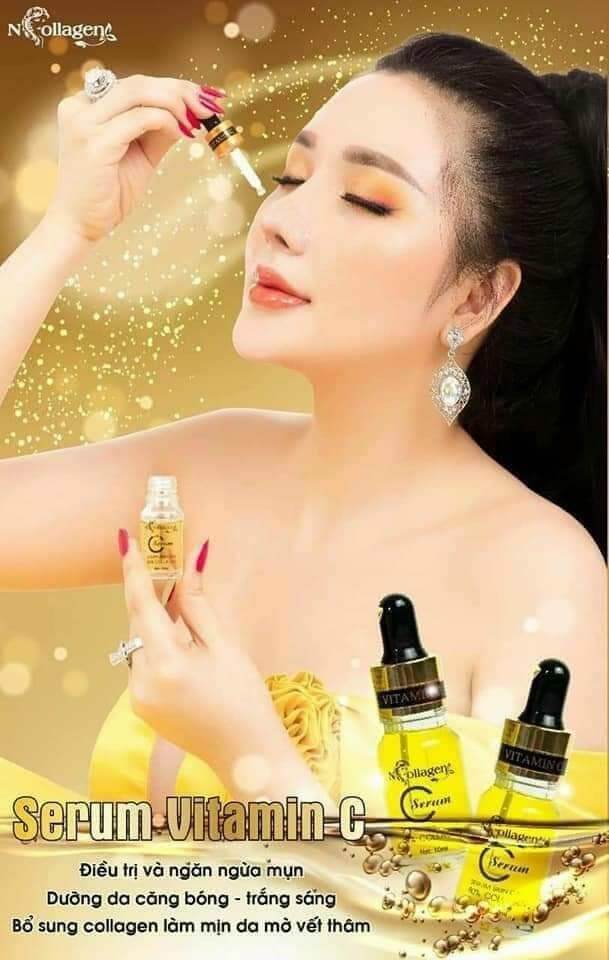 SERUM VITAMIN C NCOLLAGEN ( CHỨA 80% COLLAGEN TƯƠI)