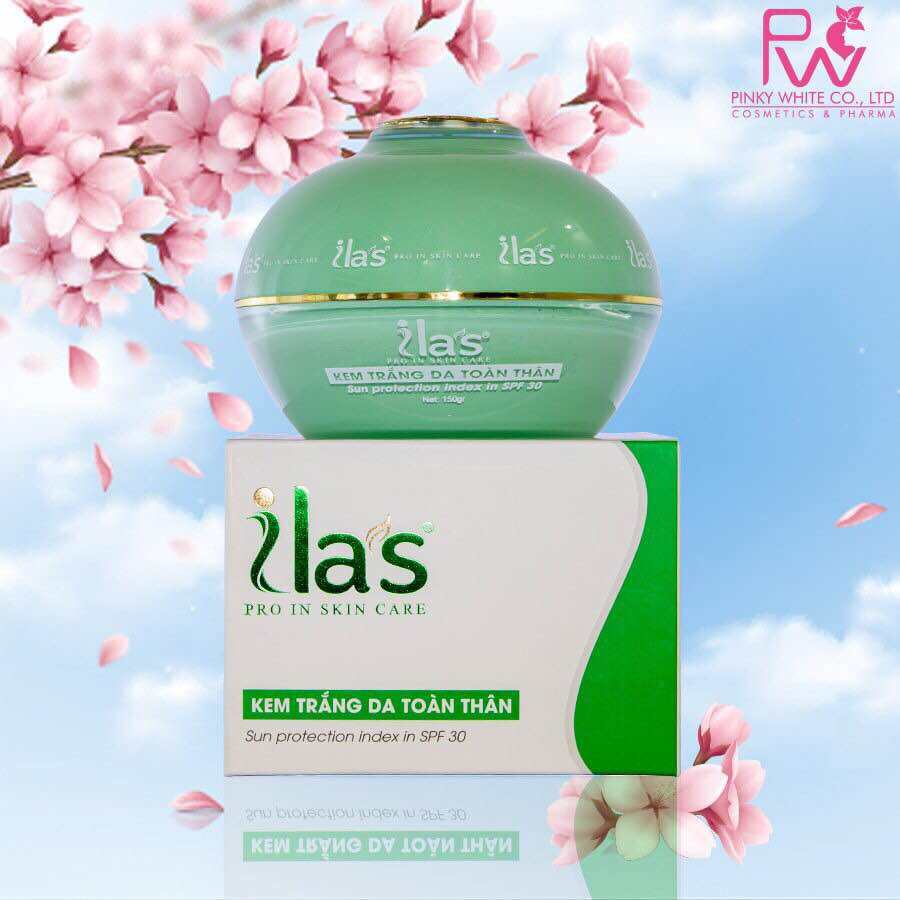 Kem Dưỡng Trắng Body Ilas _ Kem Body ILA’S ,hộp 150 gram