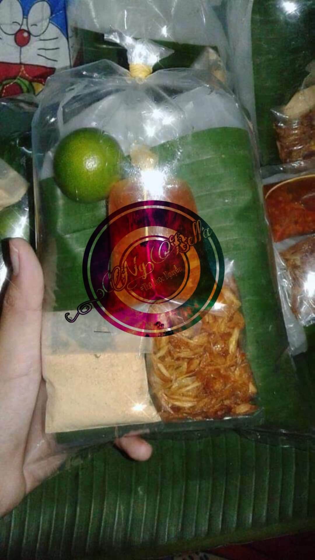 Combo 15 bịch b.tráng phơ sương ủ lá chuối