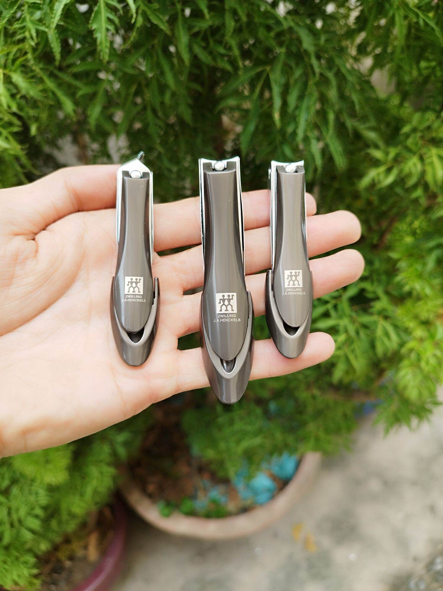hộp 3 chiếc bấm móng tay  ĐỨC cao cấp