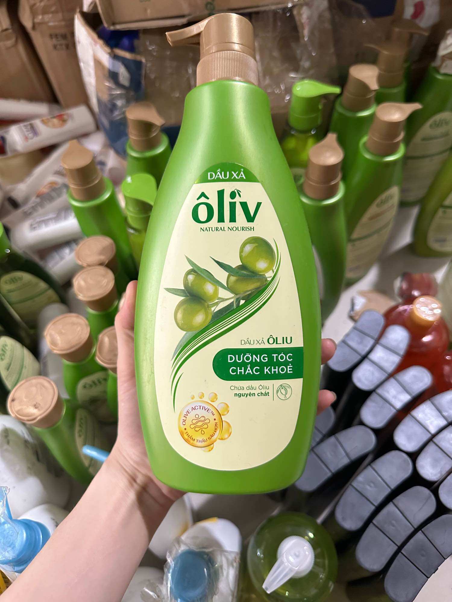 Dầu Xả Dưỡng Tóc OLIV DE PROVENCE 650ml chai to( dete mới )