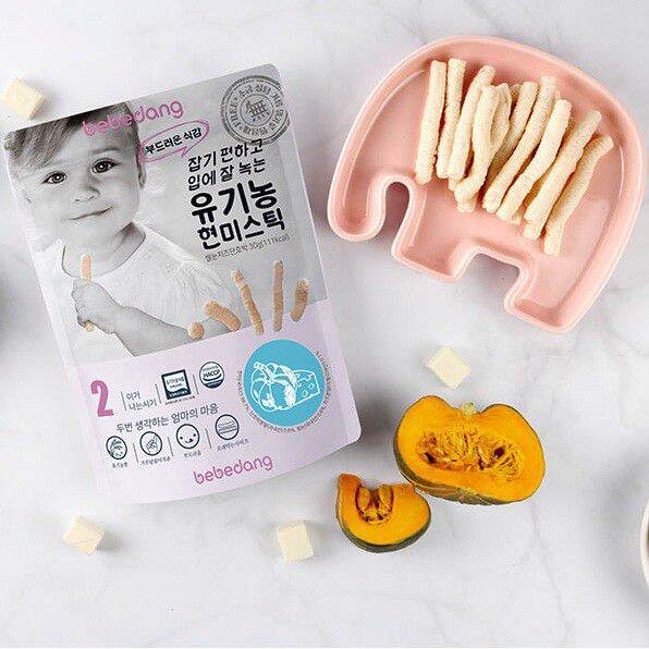BÁNH ĂN DẶM HỮU CƠ BEBEDANG (30G ~50G) [MUA NHIỀU
