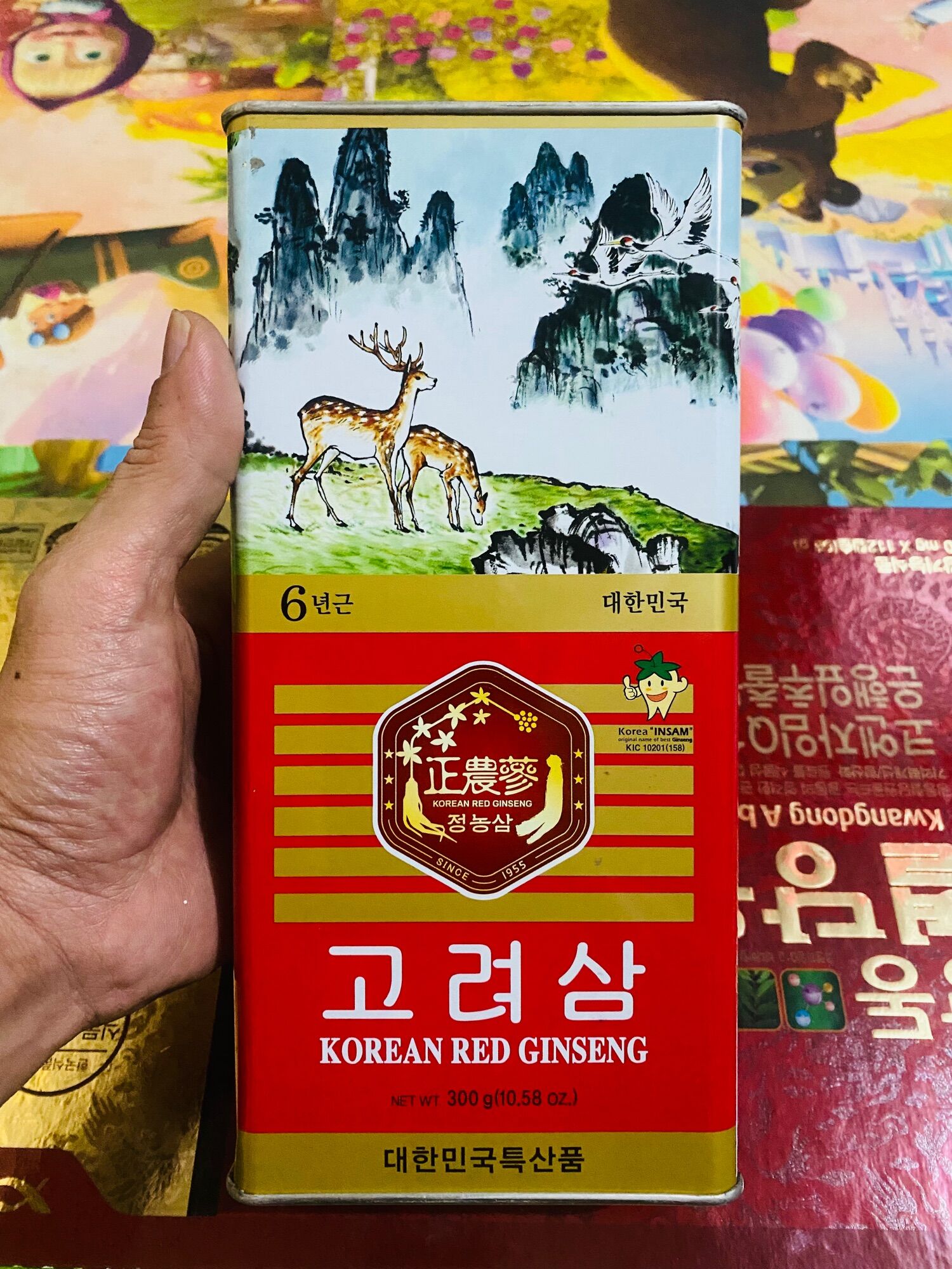 Sâm Khô Hộp Thiếc Hàn Quốc 150g