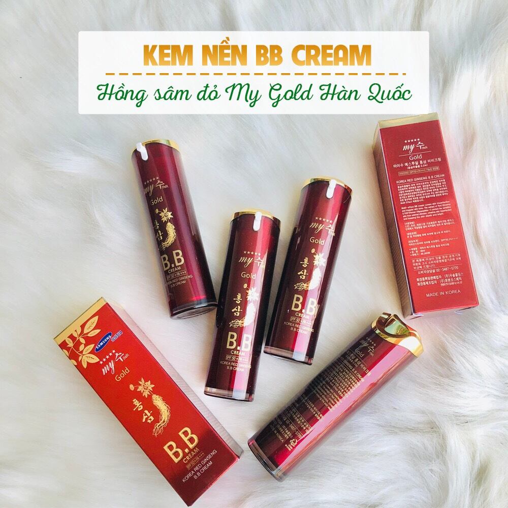 Kem nền + kem che khuyết điểm+kem chống nắng BB Hồng Sâm chính hãng