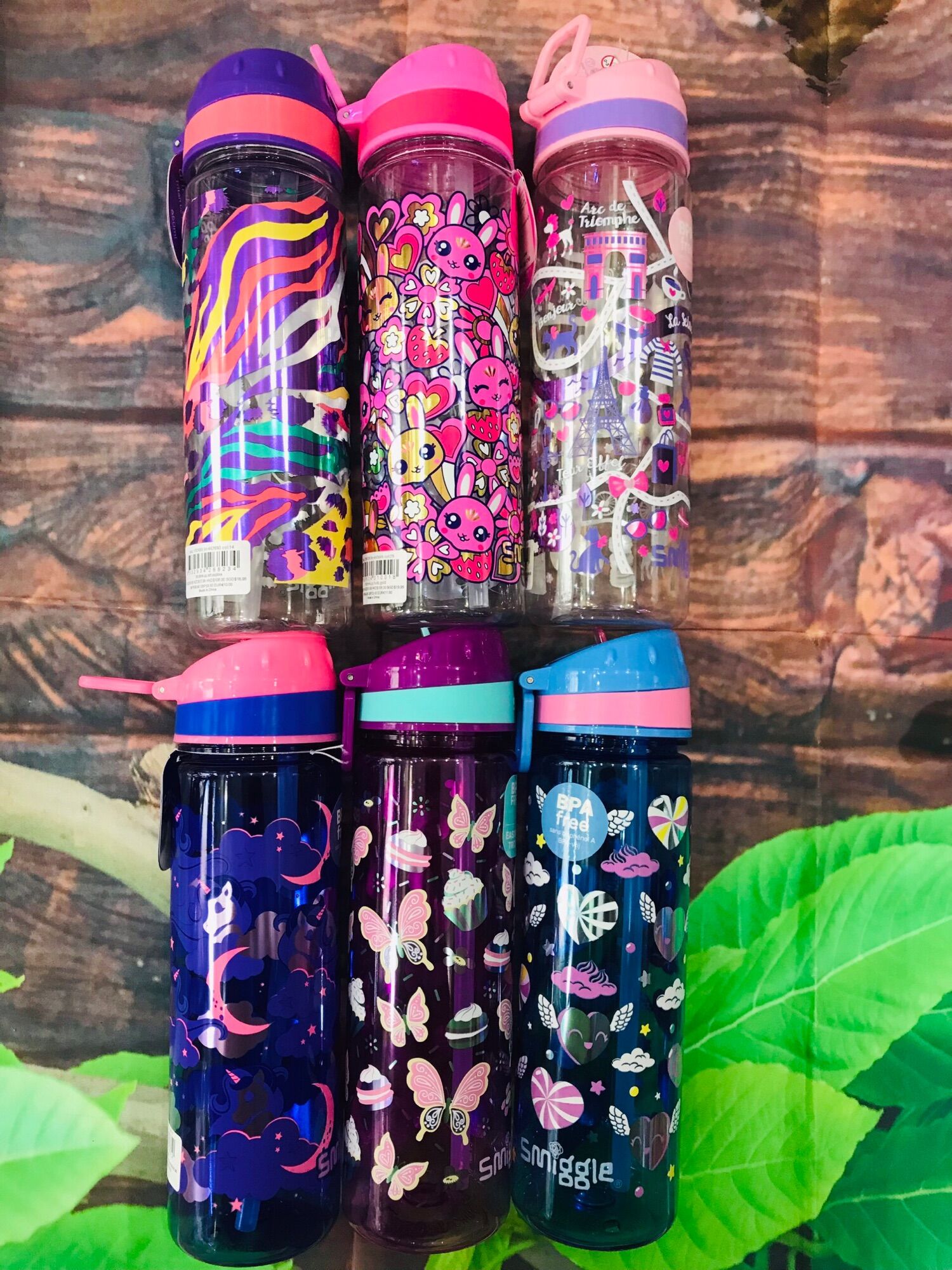 Bình nước Smiggle 700ml úc cho bé