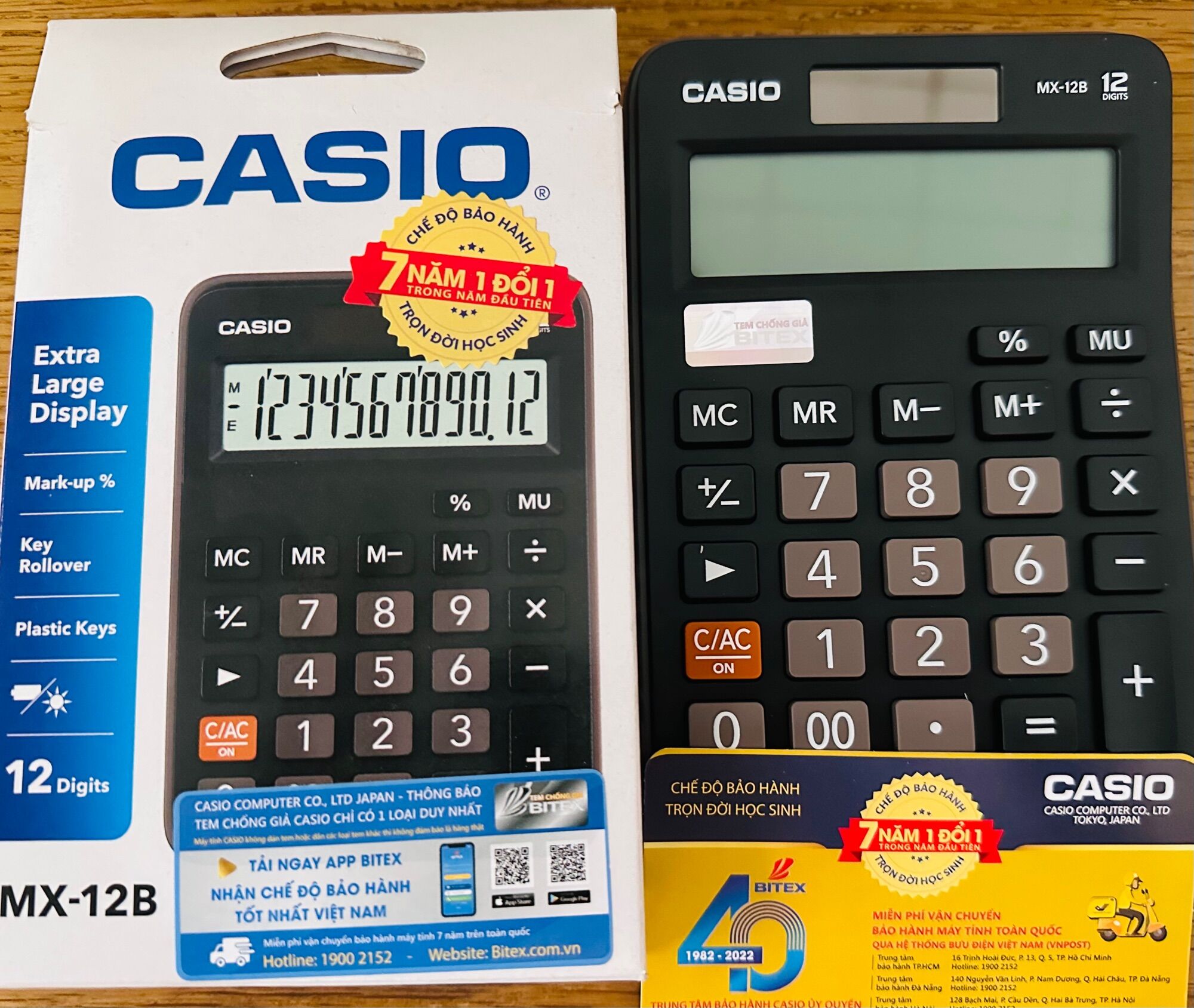 Máy tính casio mx-12b