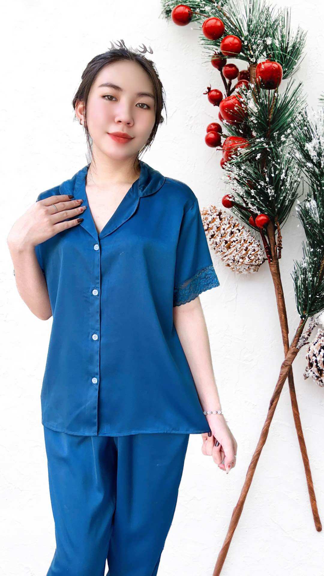 Đồ bộ bigsize 50-110kg đồ bộ mặc nhà cho nữ chất lụa, Mango mềm mịn cao cấp
