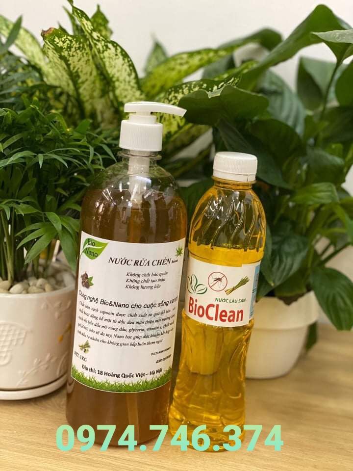 NƯỚC RỬA CHÉN BÁT HỮU CƠ CHIẾT XUẤT BỒ HÒN Biona 1000ml [Chính hãng Viện Hàn Lâm]