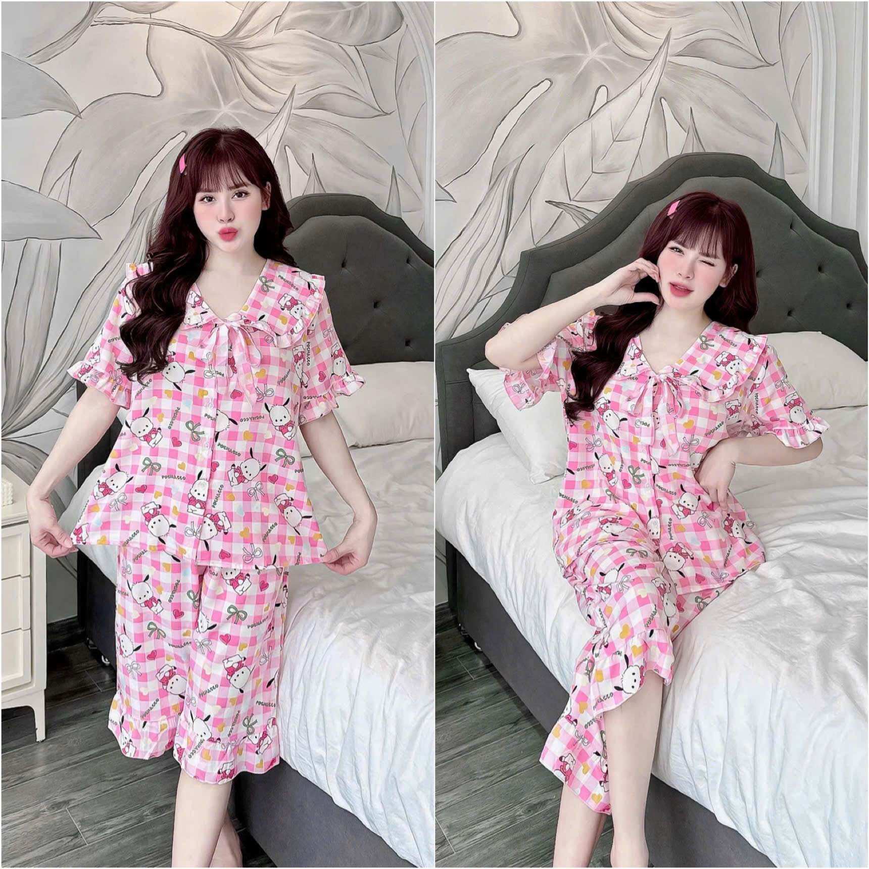 (55-100kg) Bộ ngủ Lụa Nhật Bigsize - Form chuẩn, chất vải đẹp