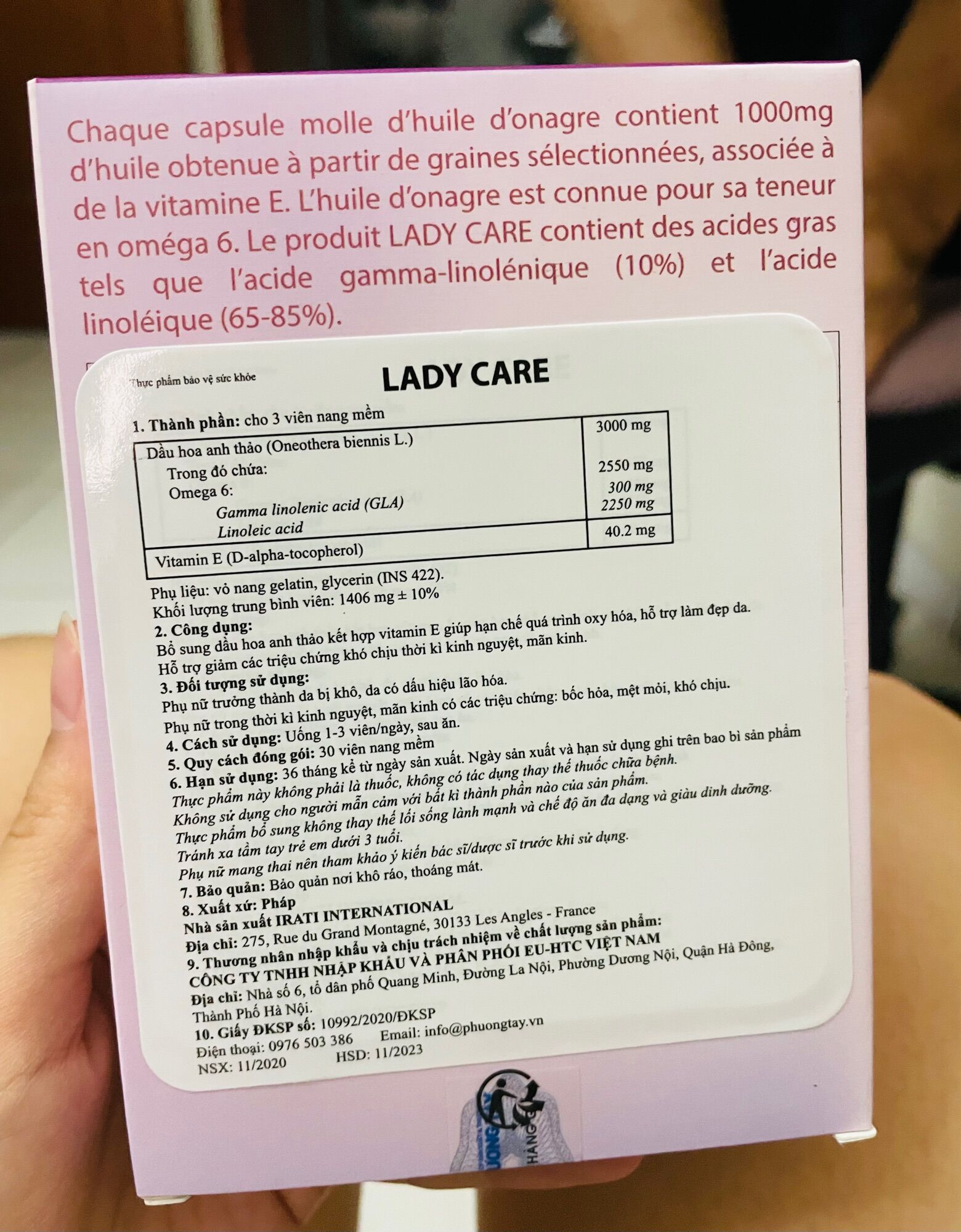 Nội tiết tố Lady care