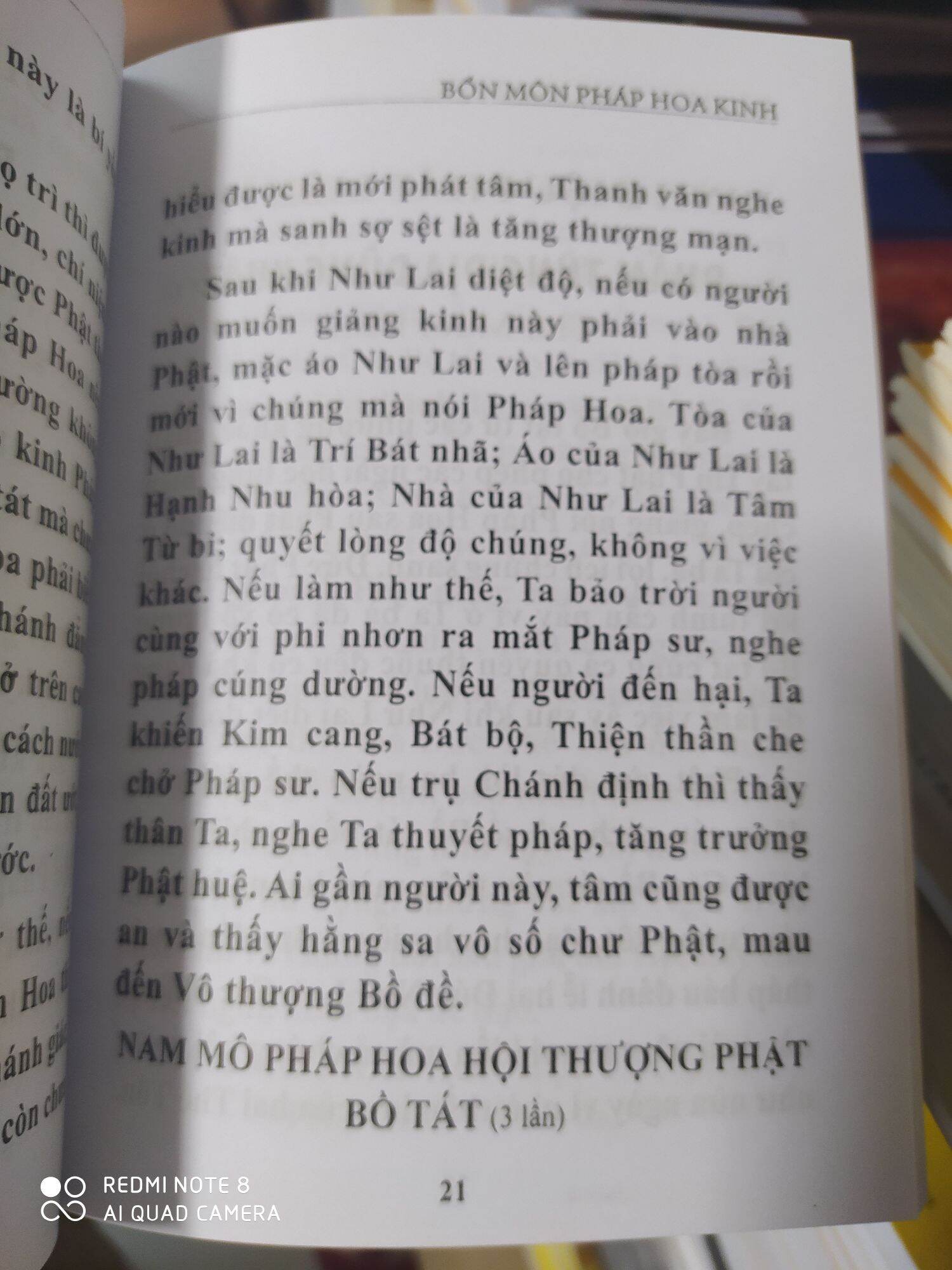 Kinh Bổn Môn Pháp Hoa bìa xám