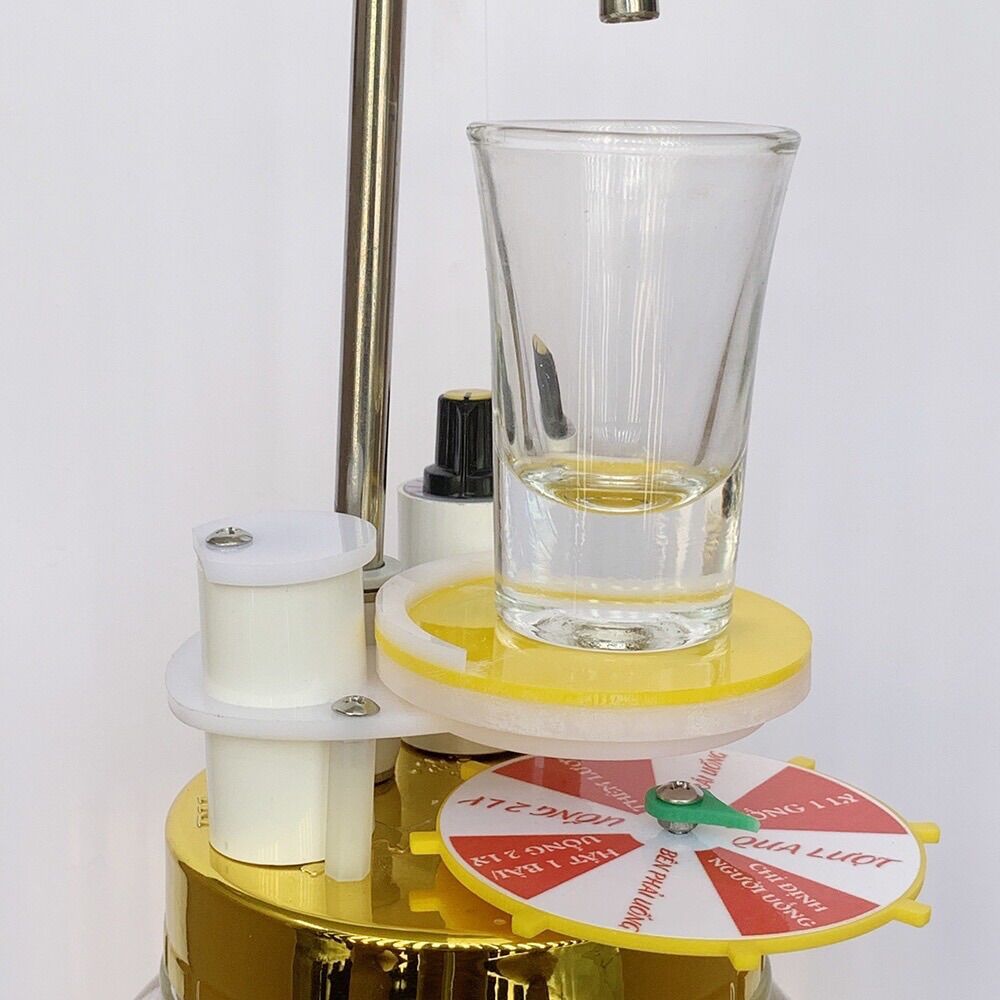 Máy rót rượu tự động , đặt ly tự động rót 0.9ml