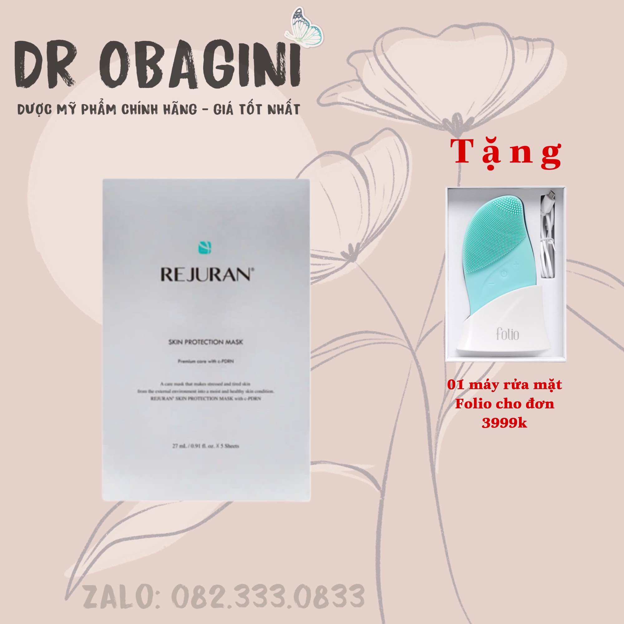 REJURAN Mặt Nạ Healer Skin Protection Mask (1 miếng x 27ml)