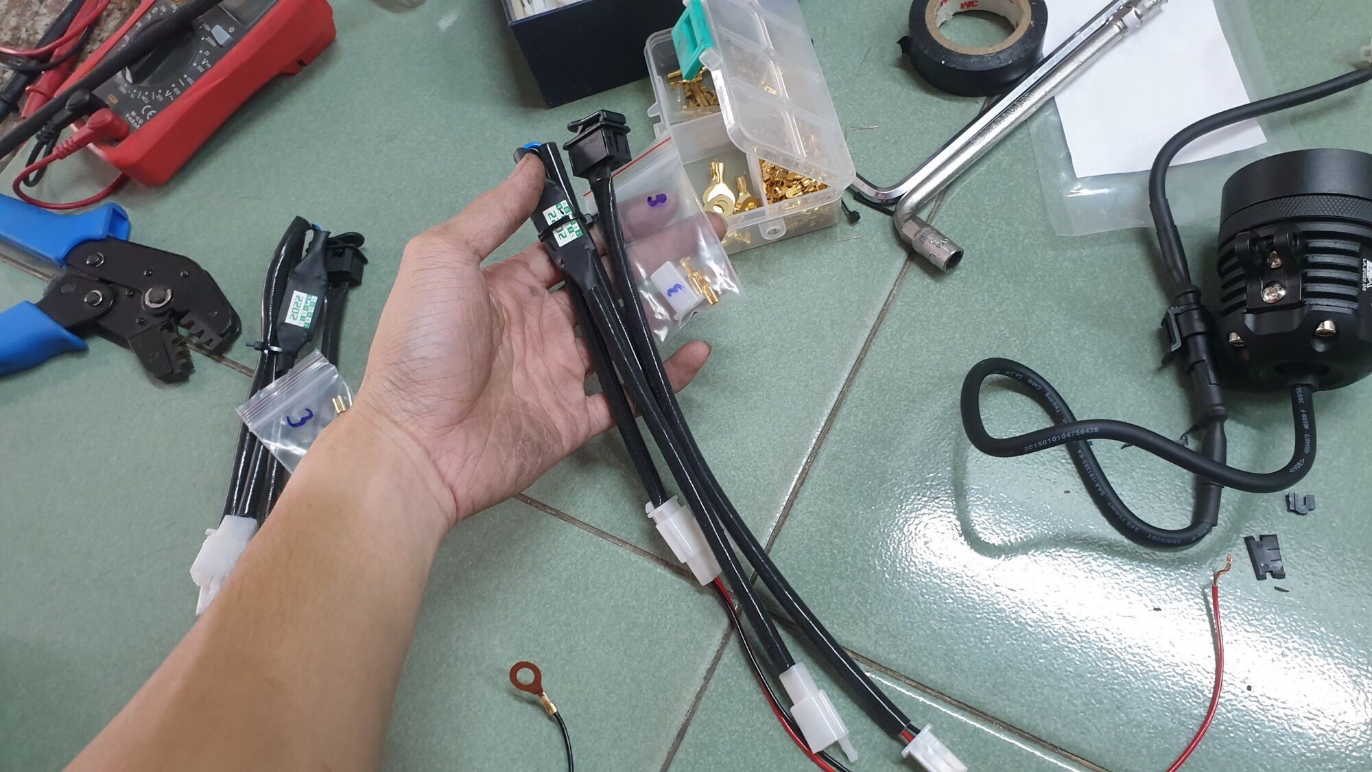Mạch pasing 3s cho đèn trợ sáng l4x full jac cắm