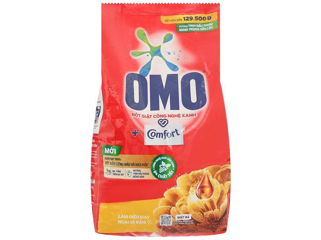 Bột giặt OMO Comfort bịch 5,1kg Unilever