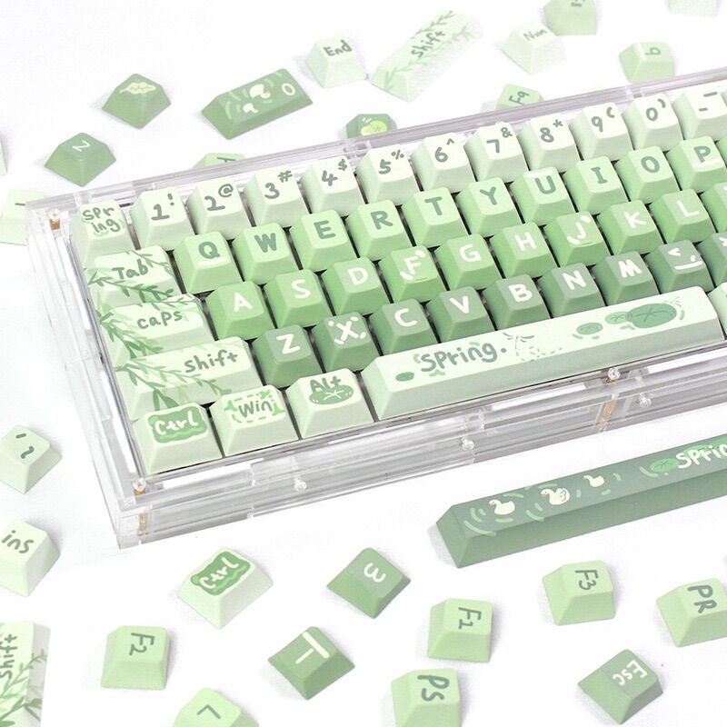 Spring Outing Keycaps Nút Bàn Phím Cherry Profile PBT/XDA