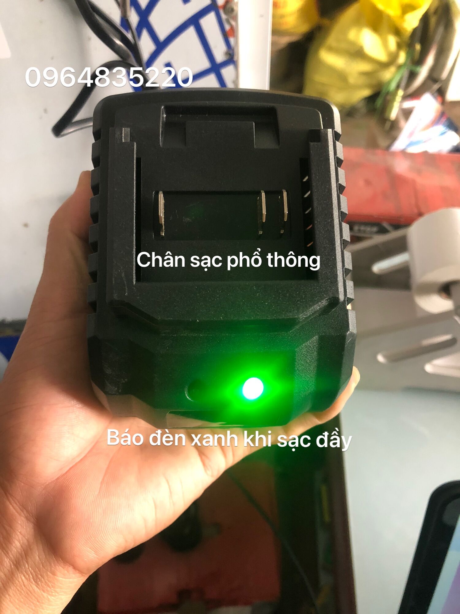 Cục sạc bin máy khoan - sạc bin đa năng cho máy khoan , máy mài bin