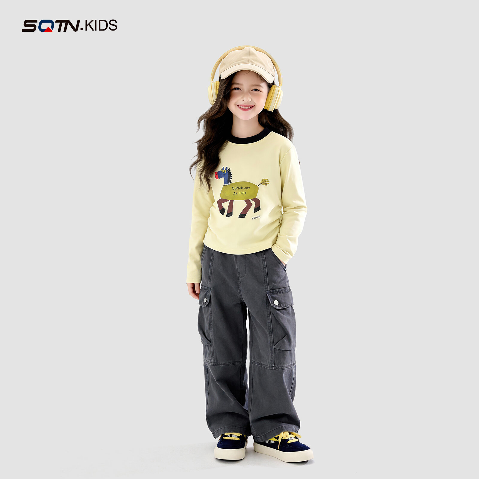 Fashionable Spring Clothing for Middle and Older Children Stylish and Cute T-shirt - 6